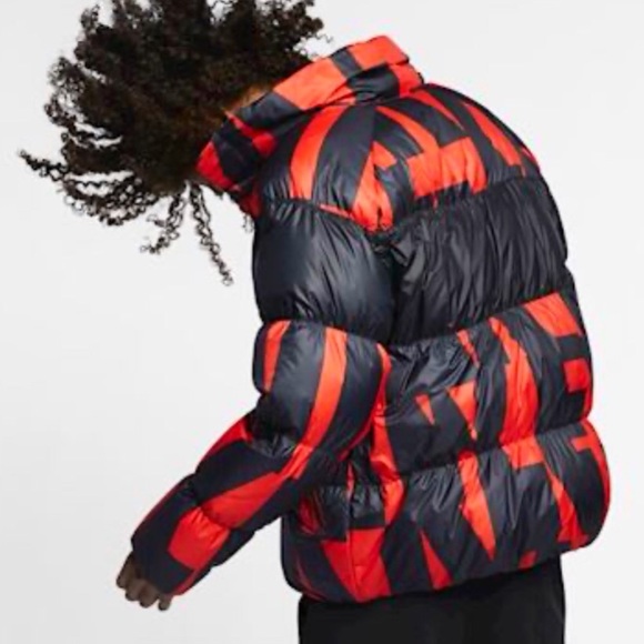 nike printed down jacket
